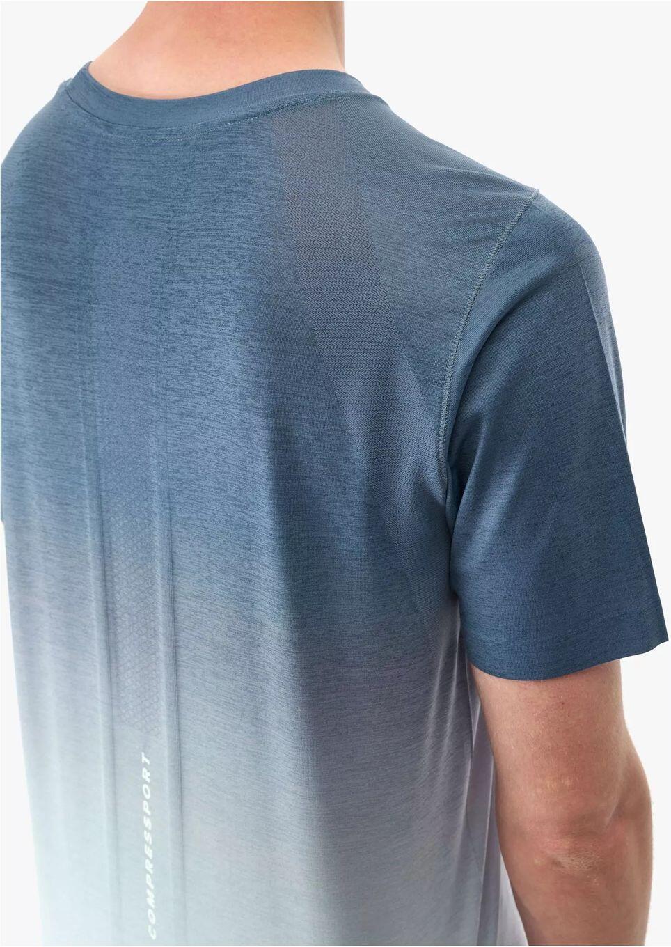 Compressport Performance Kurzarm Trikot Dunkelblau / Grau 4/4