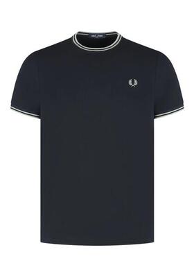 T-shirt met korte mouwen fred perry model twin tipped t-shirt voor mannen