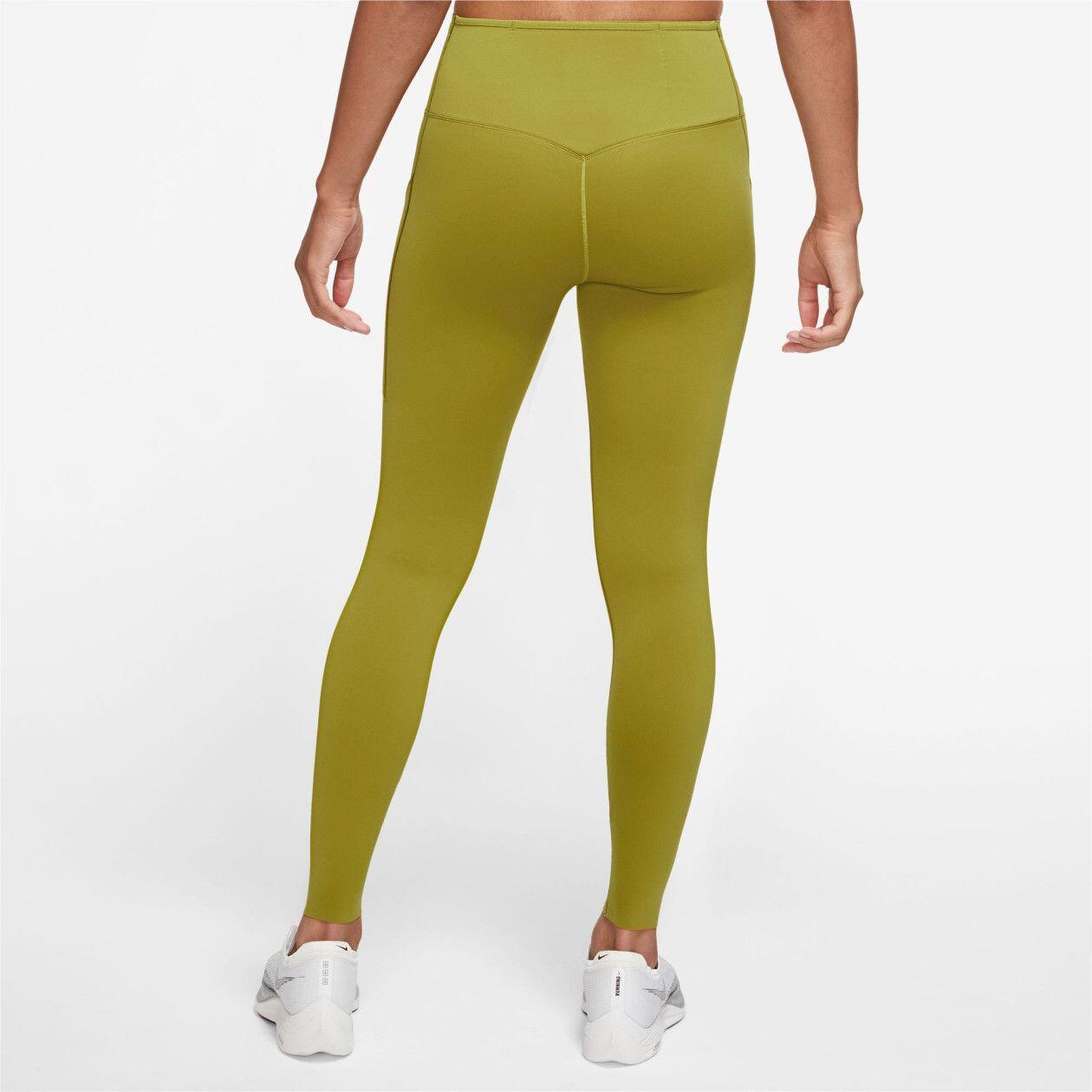Mallas 3/4 Nike Dri-Fit Go Verde, Mujer 3/3