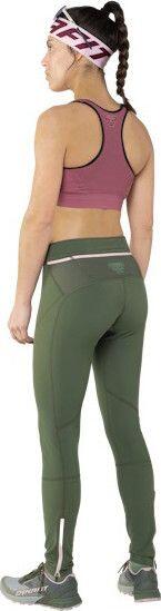 Mallas largas térmicas Dynafit Winter Running caqui para mujer 3/3