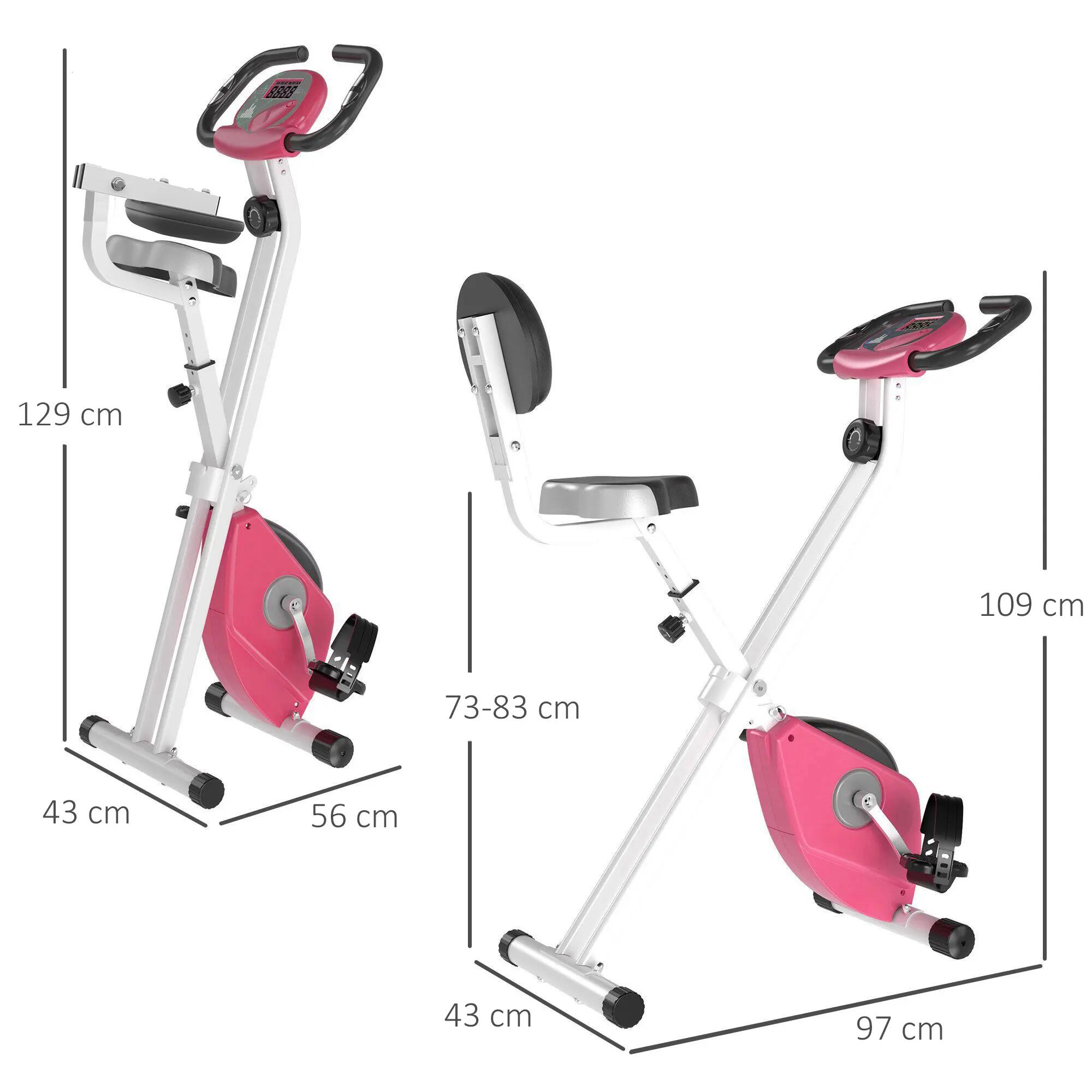Vélo d'appartement pliable réglable écran 3/5