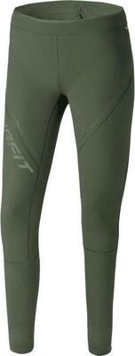 Dynafit winter running khaki women's thermal long tight