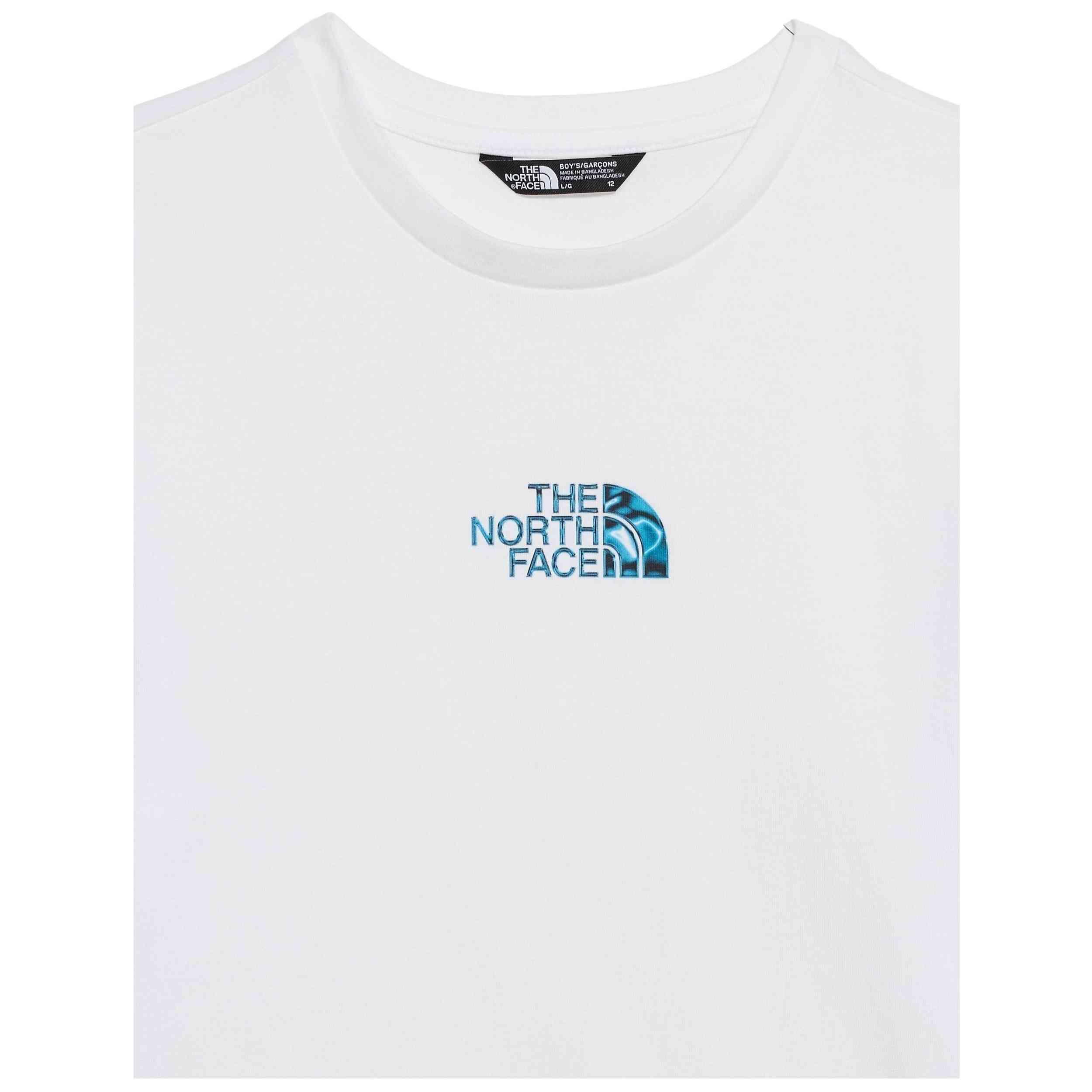T-shirt The north face modèle B LIQUID LOGO REG SS TEE TNF WHITE pour homme 3/3