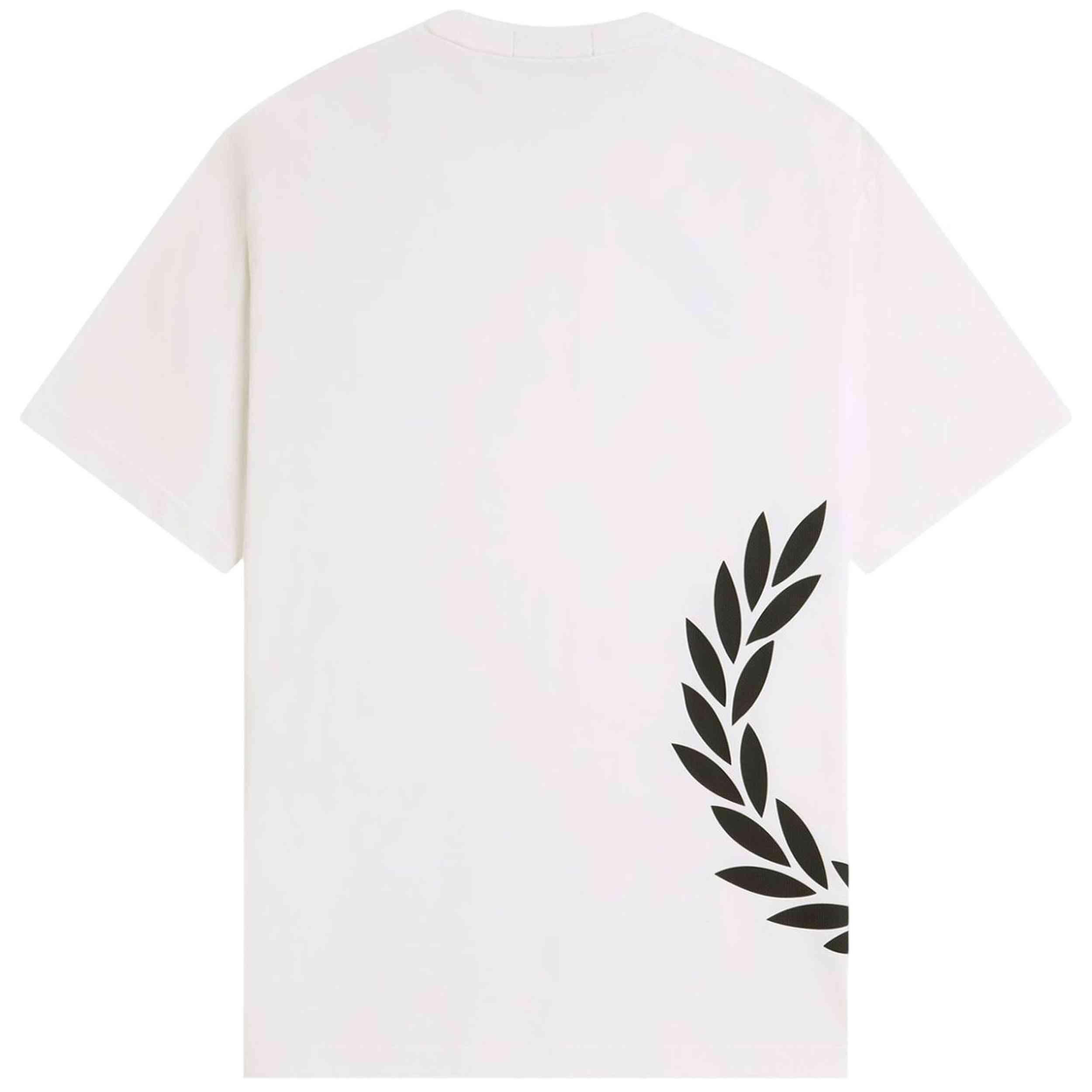 T-shirt met korte mouwen Fred perry model Textured Laurel Wreath T-S voor mannen 3/5
