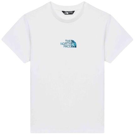 T-shirt The north face modèle B LIQUID LOGO REG SS TEE TNF WHITE pour homme