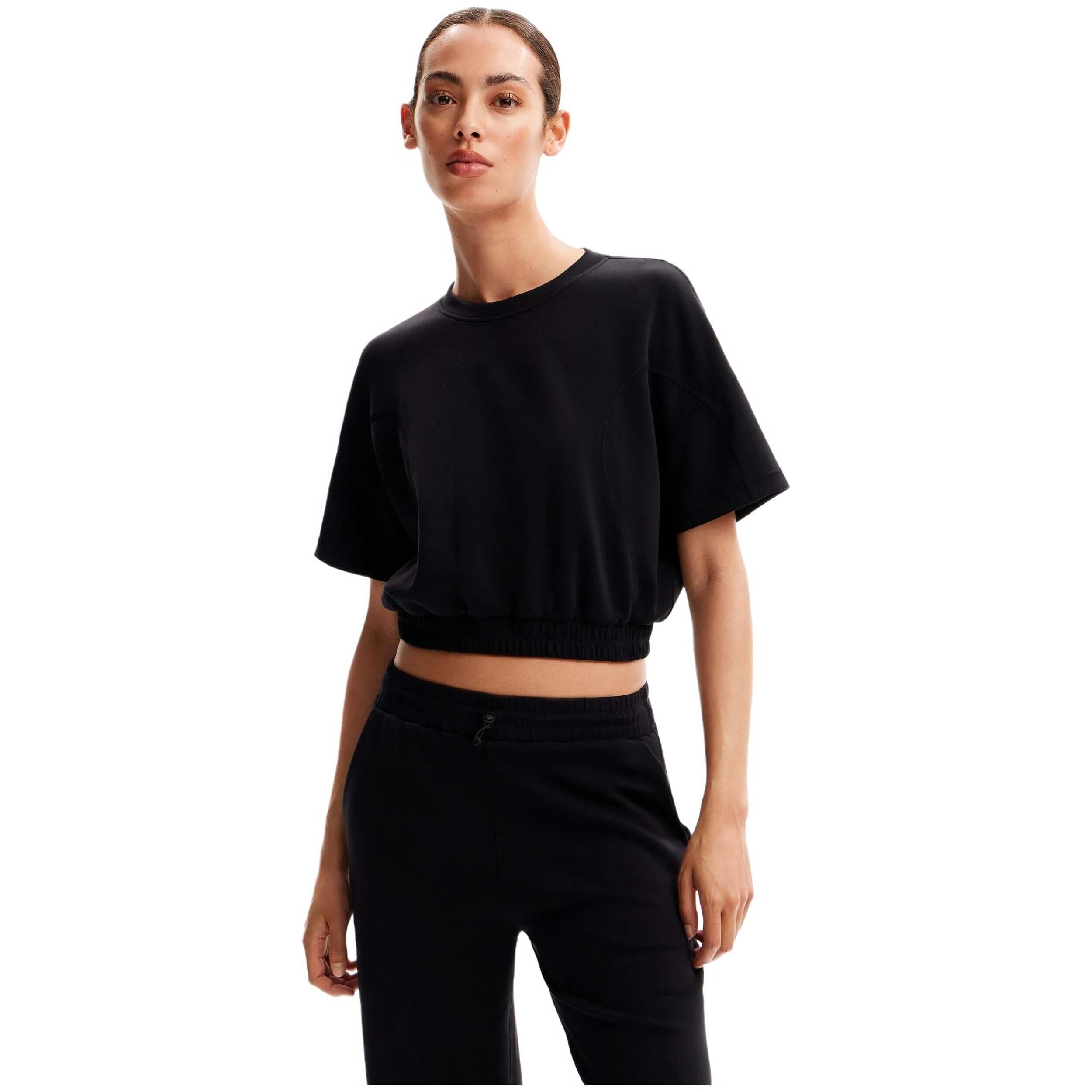 Maglia a maniche corte Desigual modello 23WWTKBK-NEGRO per donne 2/5