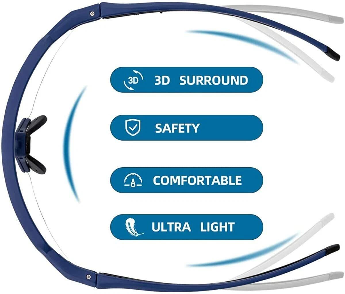ROCKBROS photochromatische UV400 Sport-Sonnenbrille 5/7