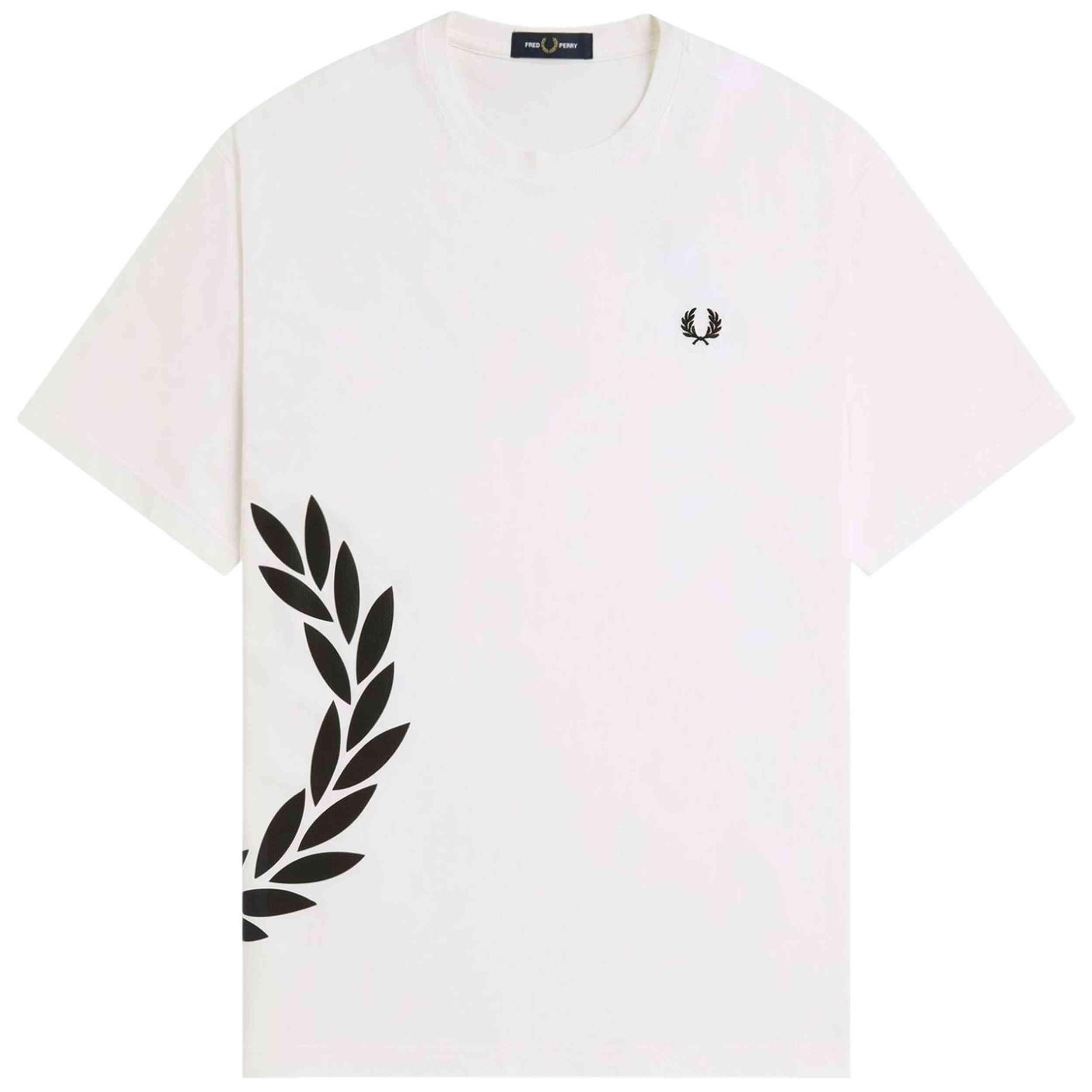 T-shirt met korte mouwen Fred perry model Textured Laurel Wreath T-S voor mannen 4/5