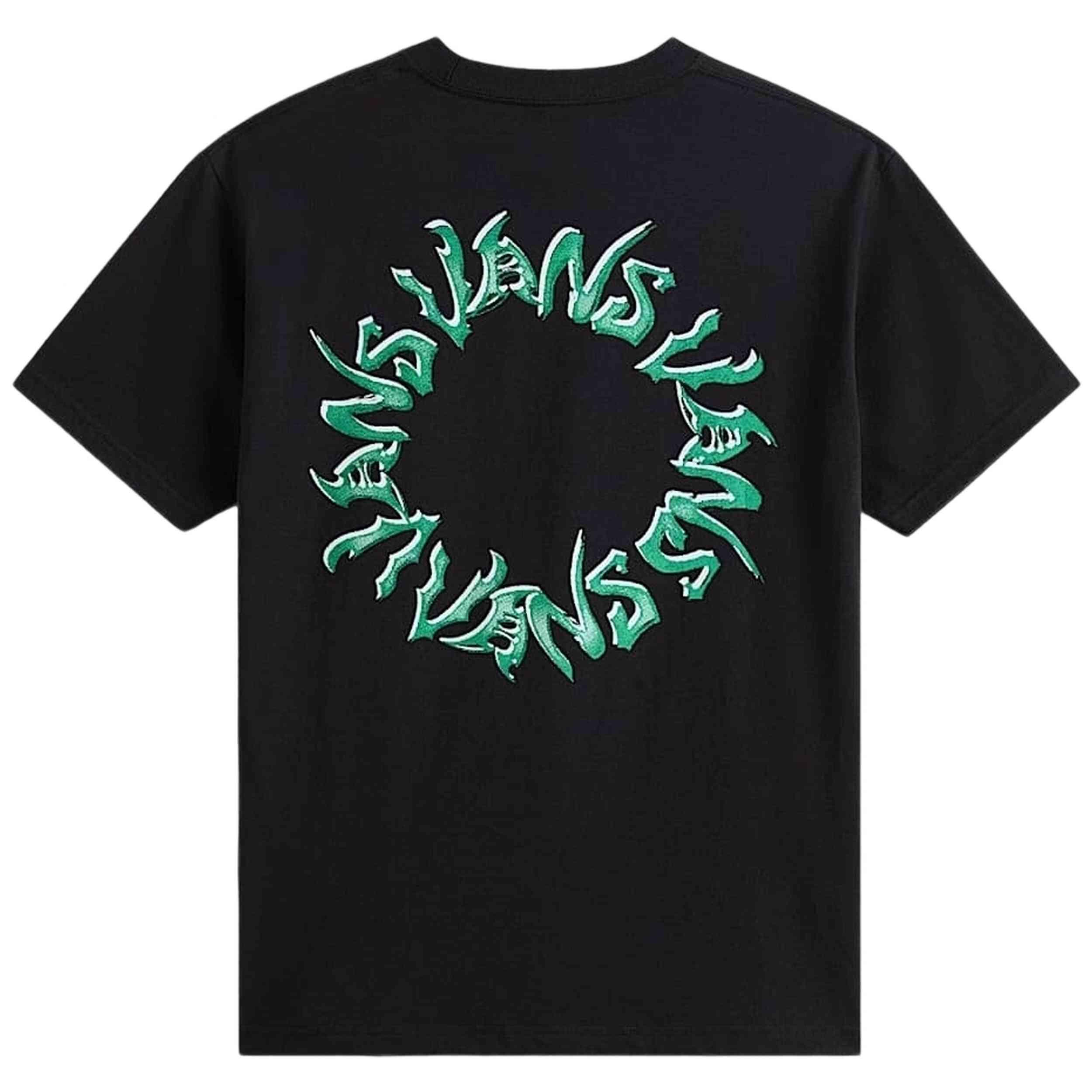 T-shirt Vans modèle Wild Circle SS Tee Black pour homme 2/5