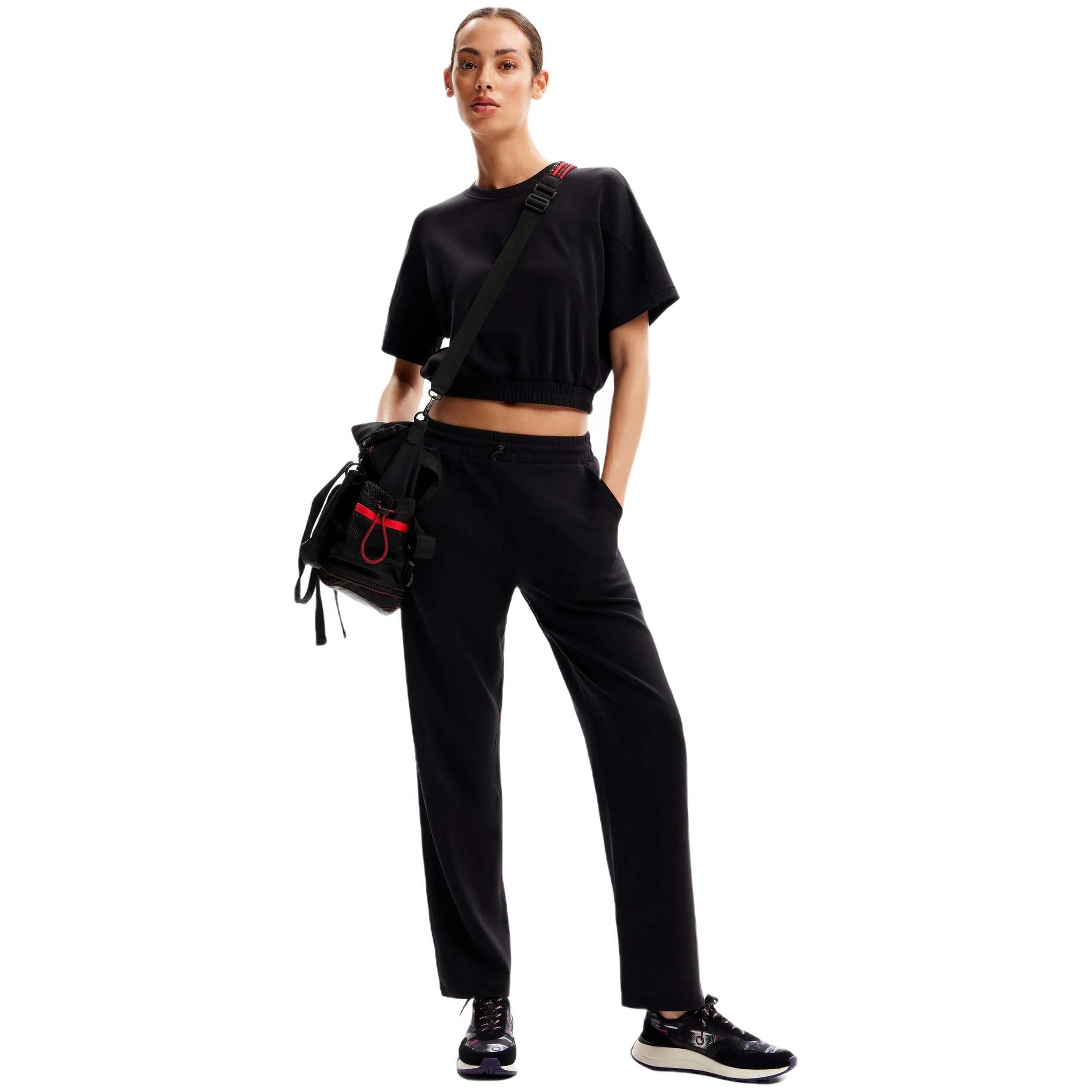Maglia a maniche corte Desigual modello 23WWTKBK-NEGRO per donne 5/5