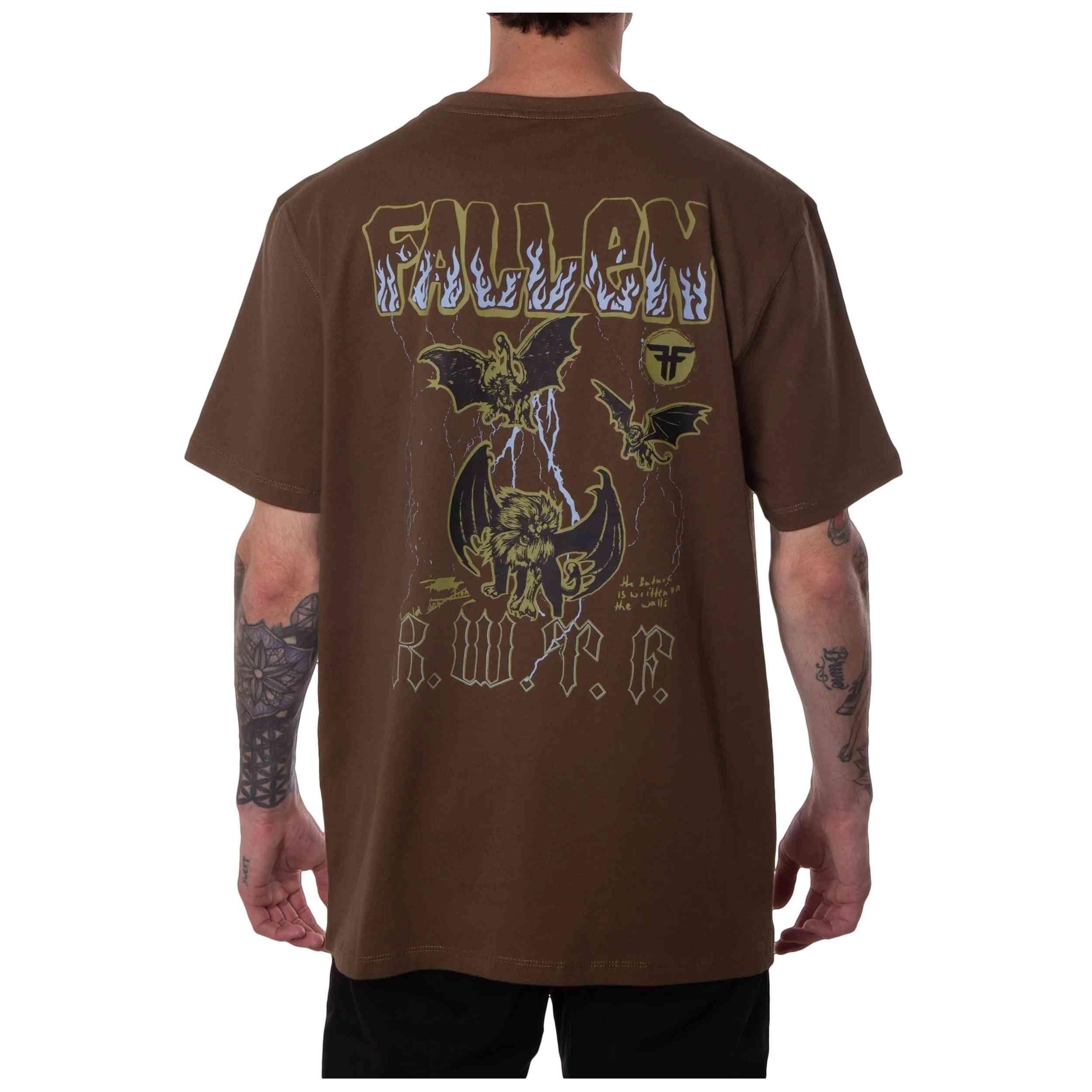 T-shirt Fallen modèle Fallen Footwear Gargoyle Tee pour unisexe 5/5