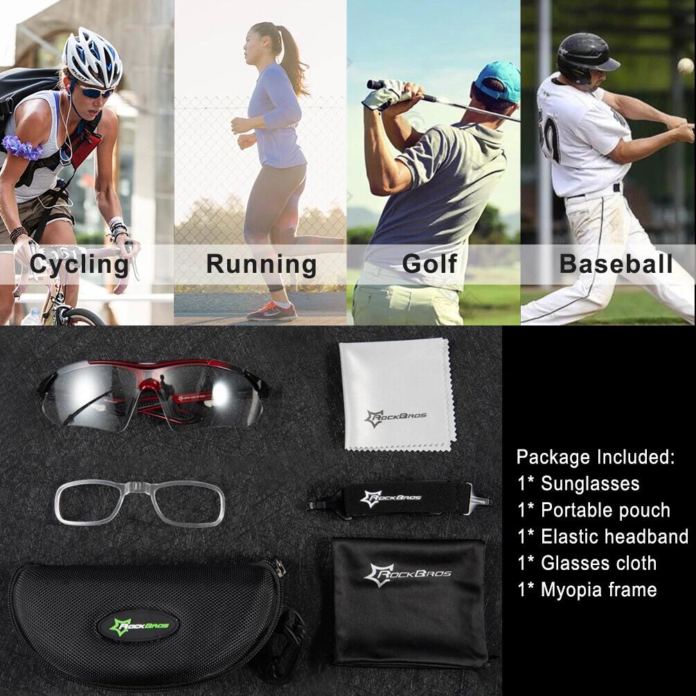 ROCKBROS Photochrome Fahrradbrille PC-Linse 6/7