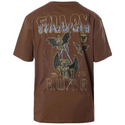 T-shirt met korte mouwen fallen model fallen footwear gargoyle tee voor unisex
