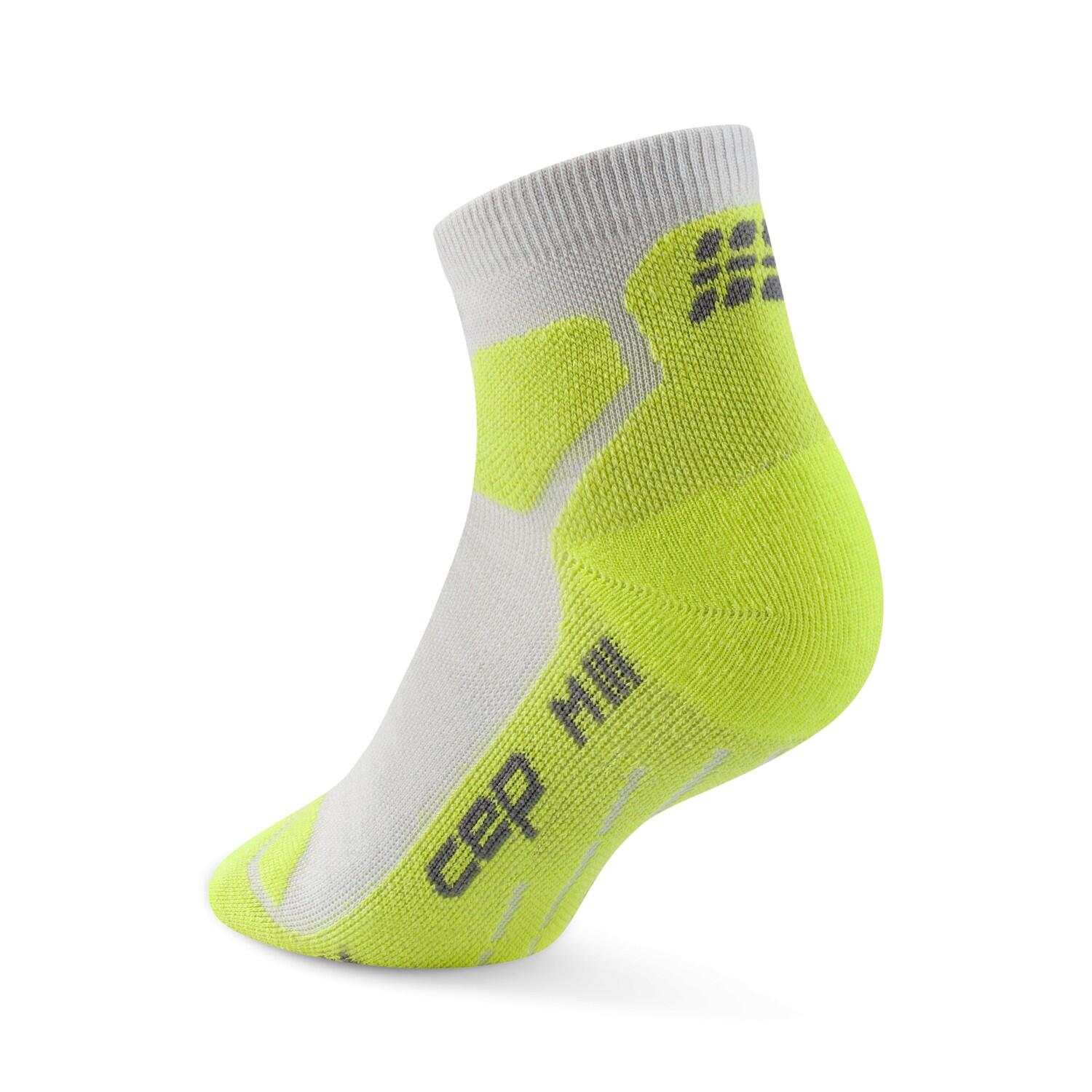 CEP Hiking Light Merino Low-Cut Compressie - Neongeel - Dames (34/37) 3/4