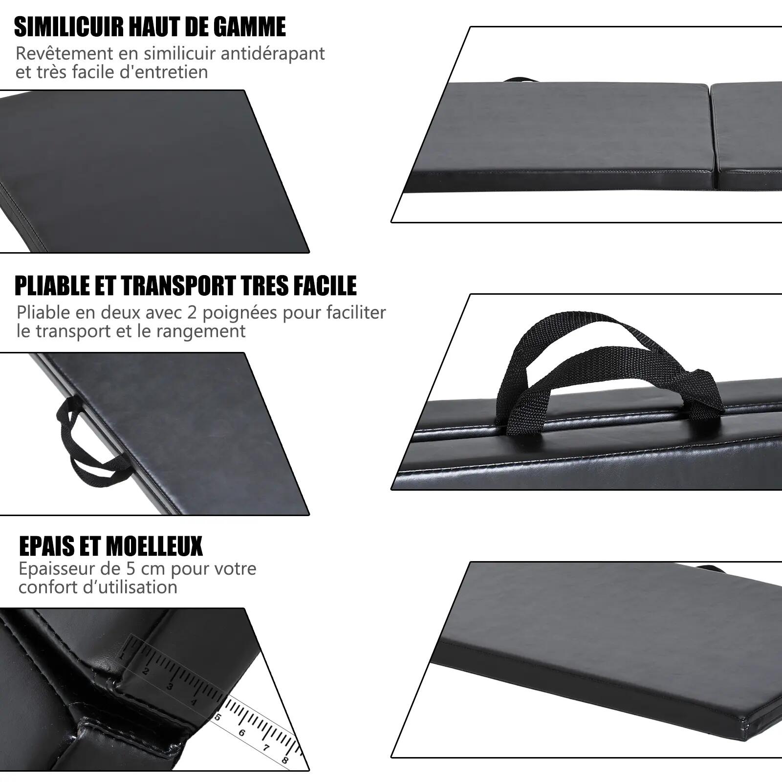 Tapis de gymnastique pliable 5/5