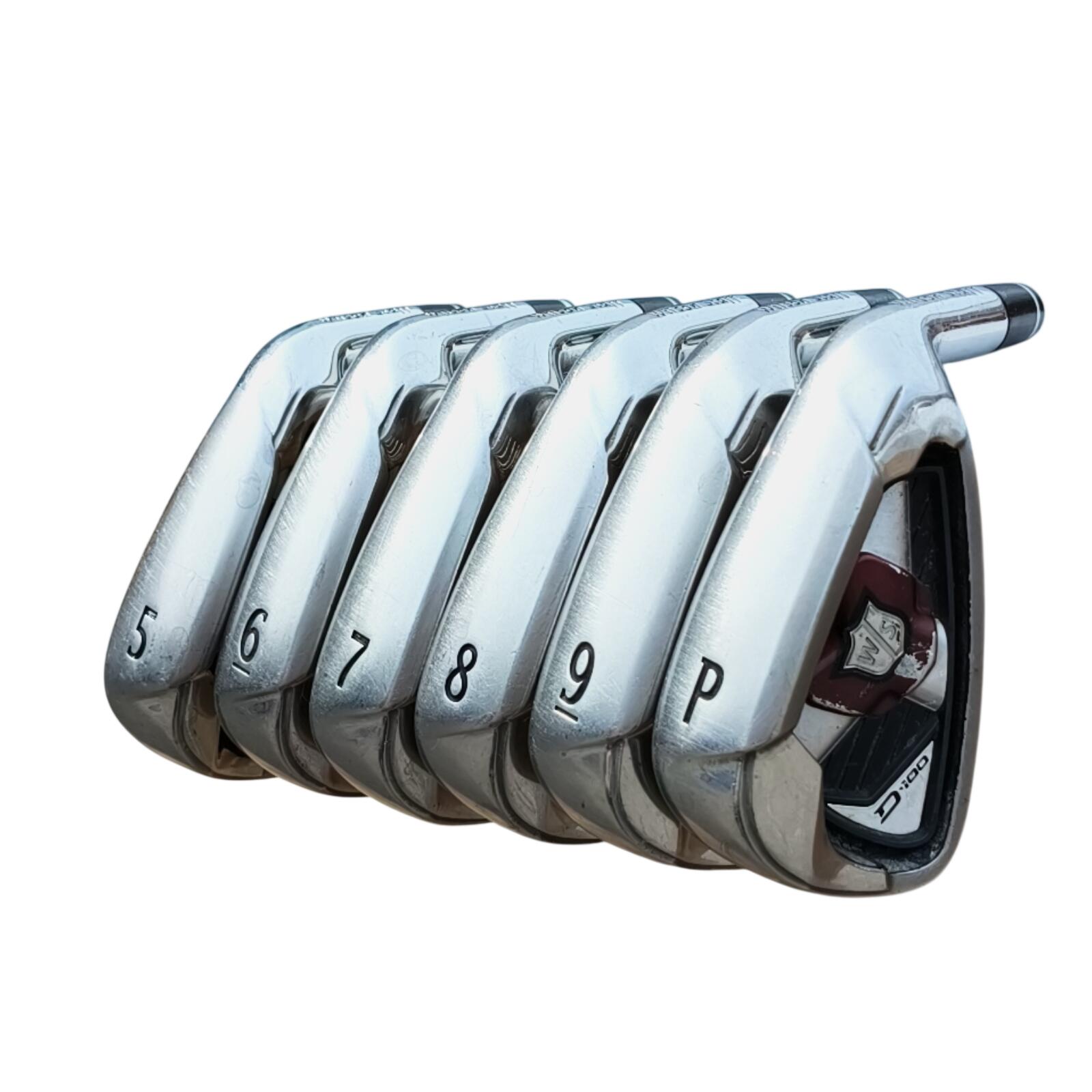 Wilson Staff D100 IJzerset / 5-PW / Flex Regular / Grafiet 3/7