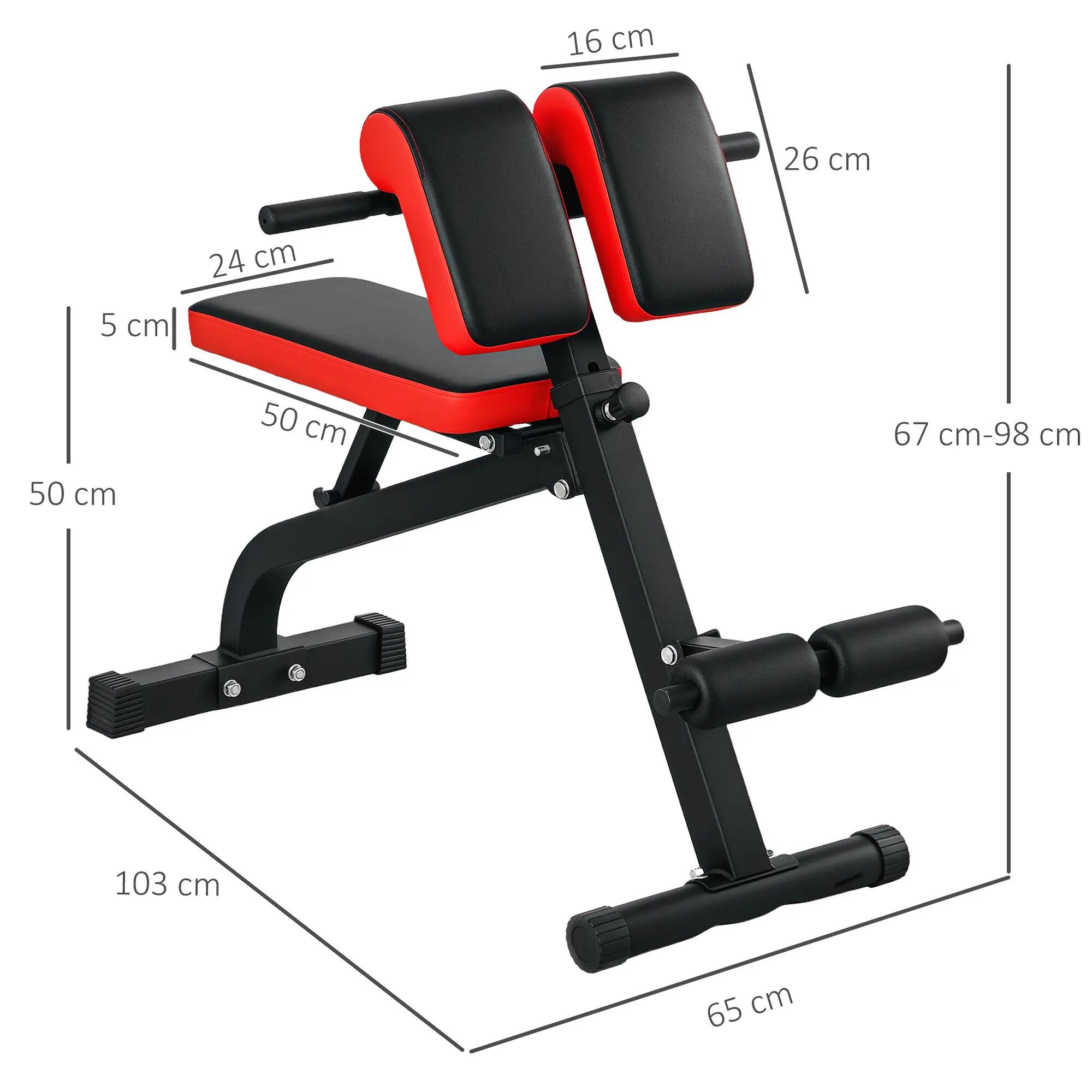 Banc d'hyperextension et de musculation de type chaise romaine, 5/9