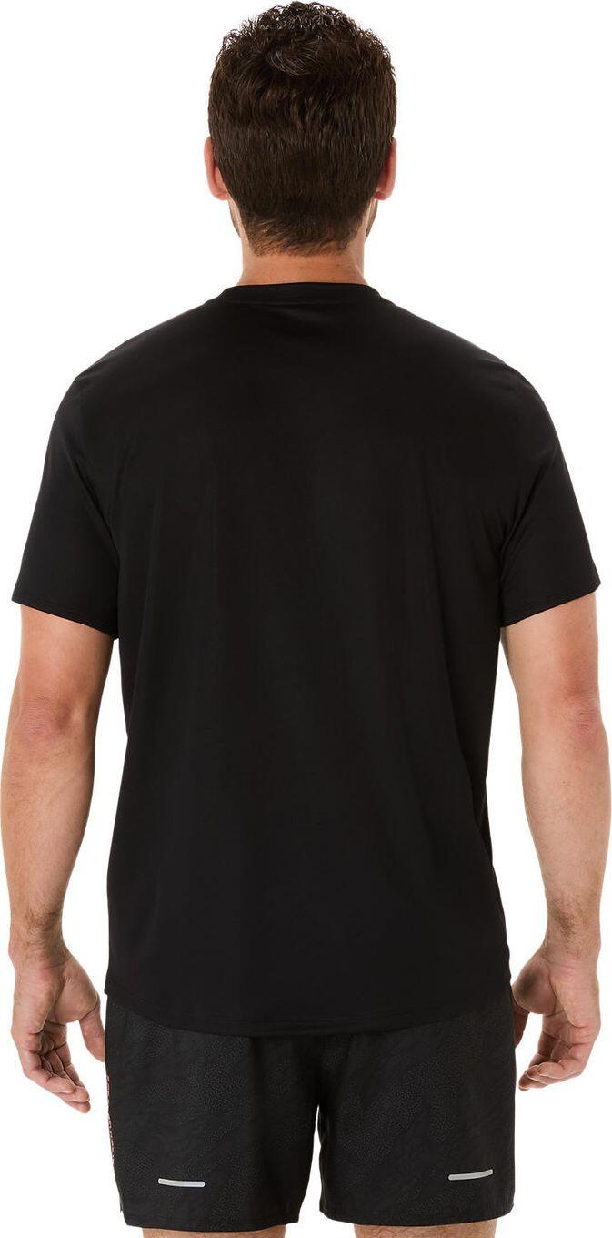T-Shirt Running Asics Fujitrail Logo Noir/Rouge Homme 3/6