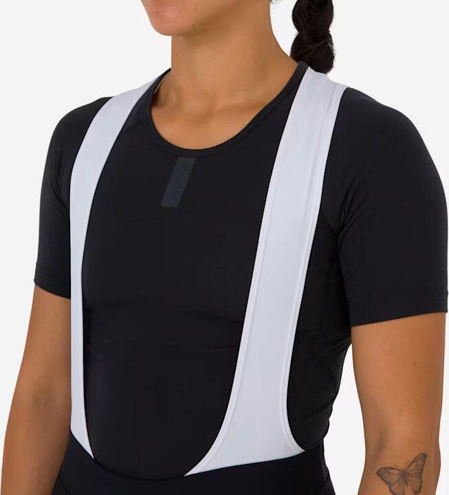 BaseLayer Donna Maglia a maniche corte Rapha Merino Black 3/6