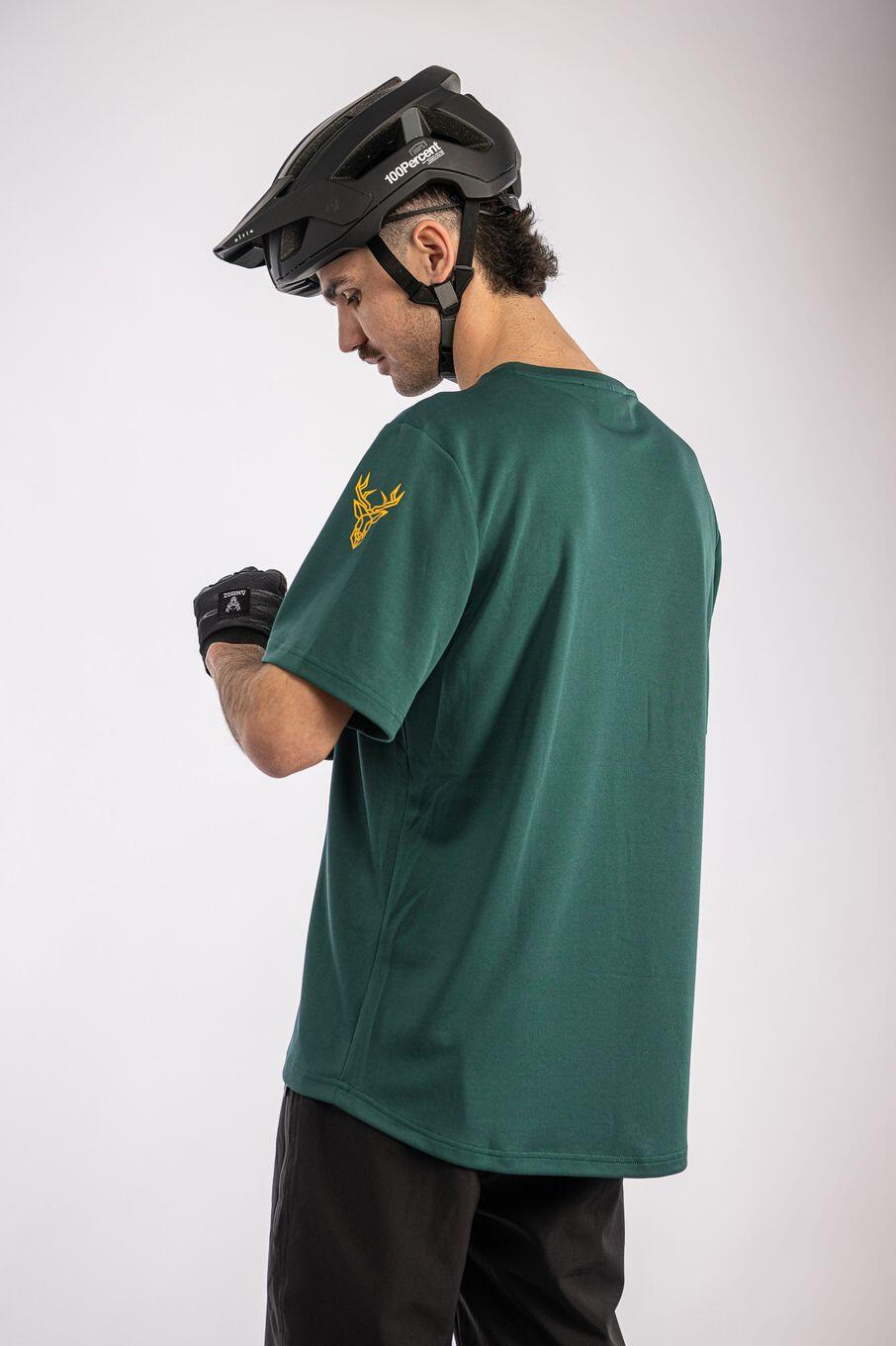 Maillot de manga corta Animoz Raw Green, hombre 3/7