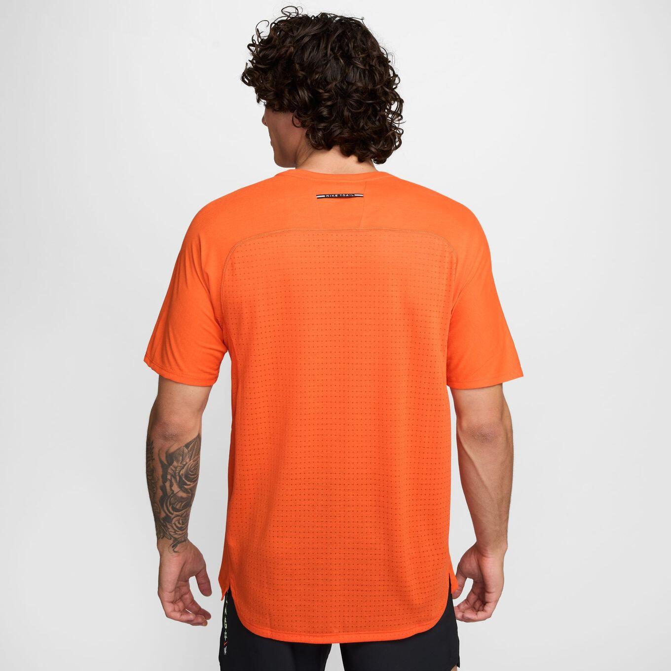 Nike Dri-Fit ADV Solar Chase Orange Heren Jersey met korte mouwen 2/4