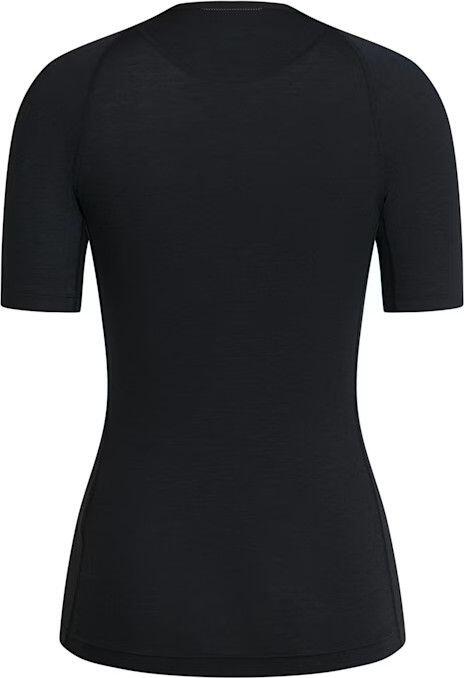 BaseLayer Donna Maglia a maniche corte Rapha Merino Black 6/6