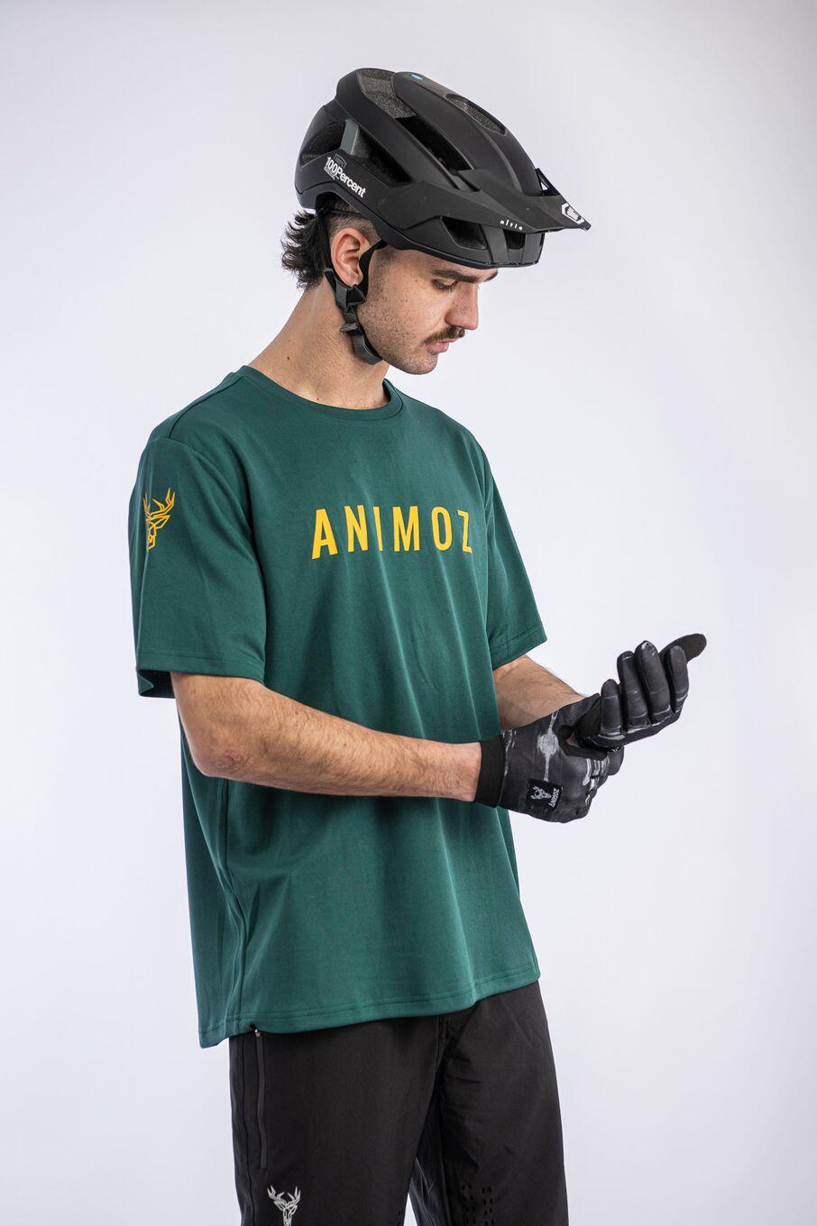 Maillot de manga corta Animoz Raw Green, hombre 4/7