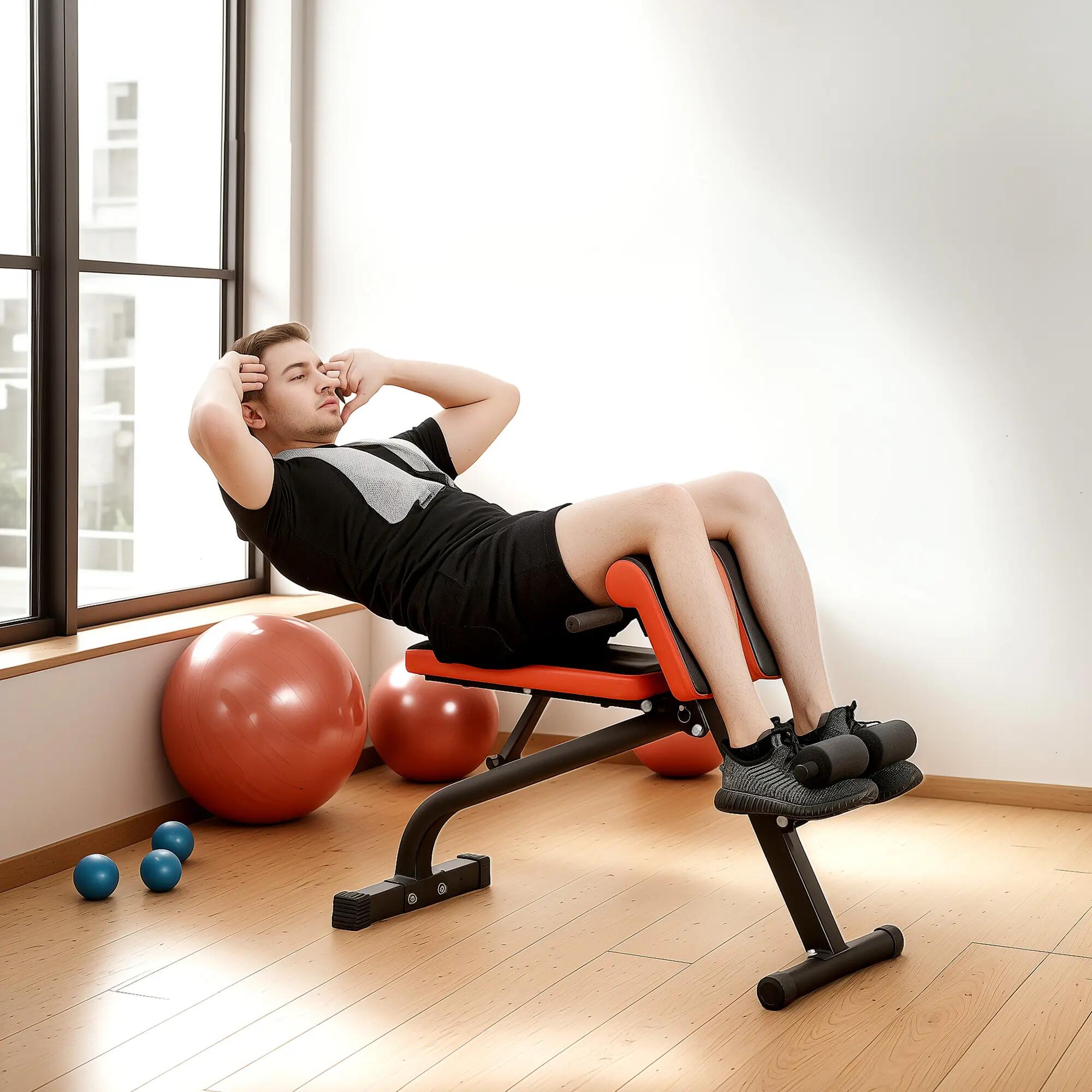 Banc d'hyperextension et de musculation de type chaise romaine, 4/9