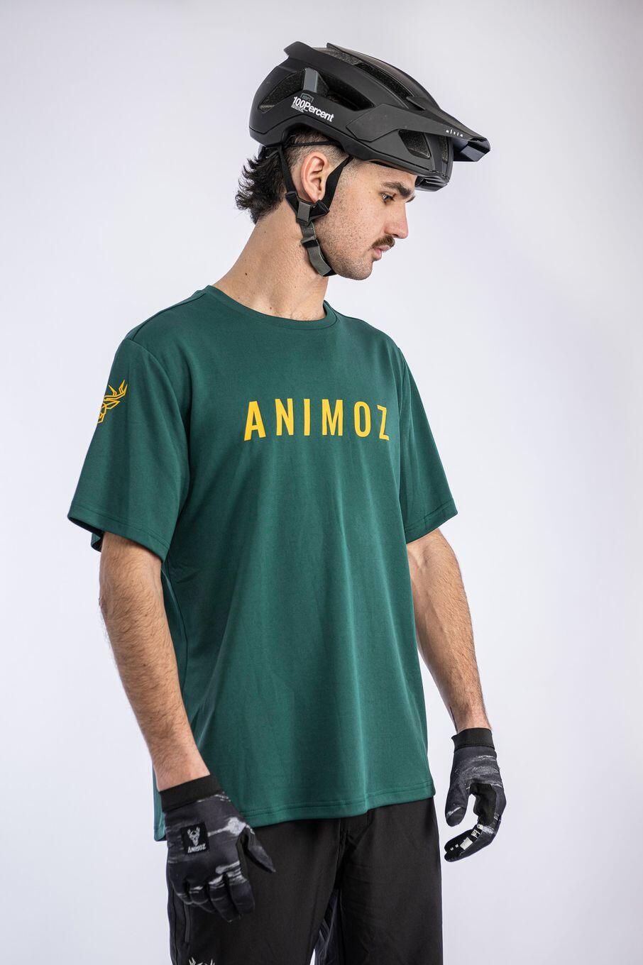 Maillot de manga corta Animoz Raw Green, hombre 6/7
