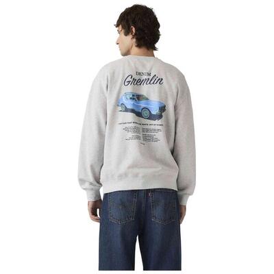 Felpa Levi's modello Relaxed Graphic Crewneck per uomini