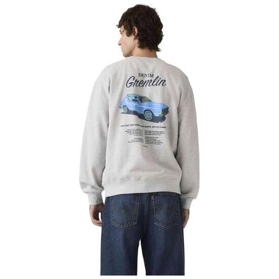 Felpa Levi's modello Relaxed Graphic Crewneck per uomini