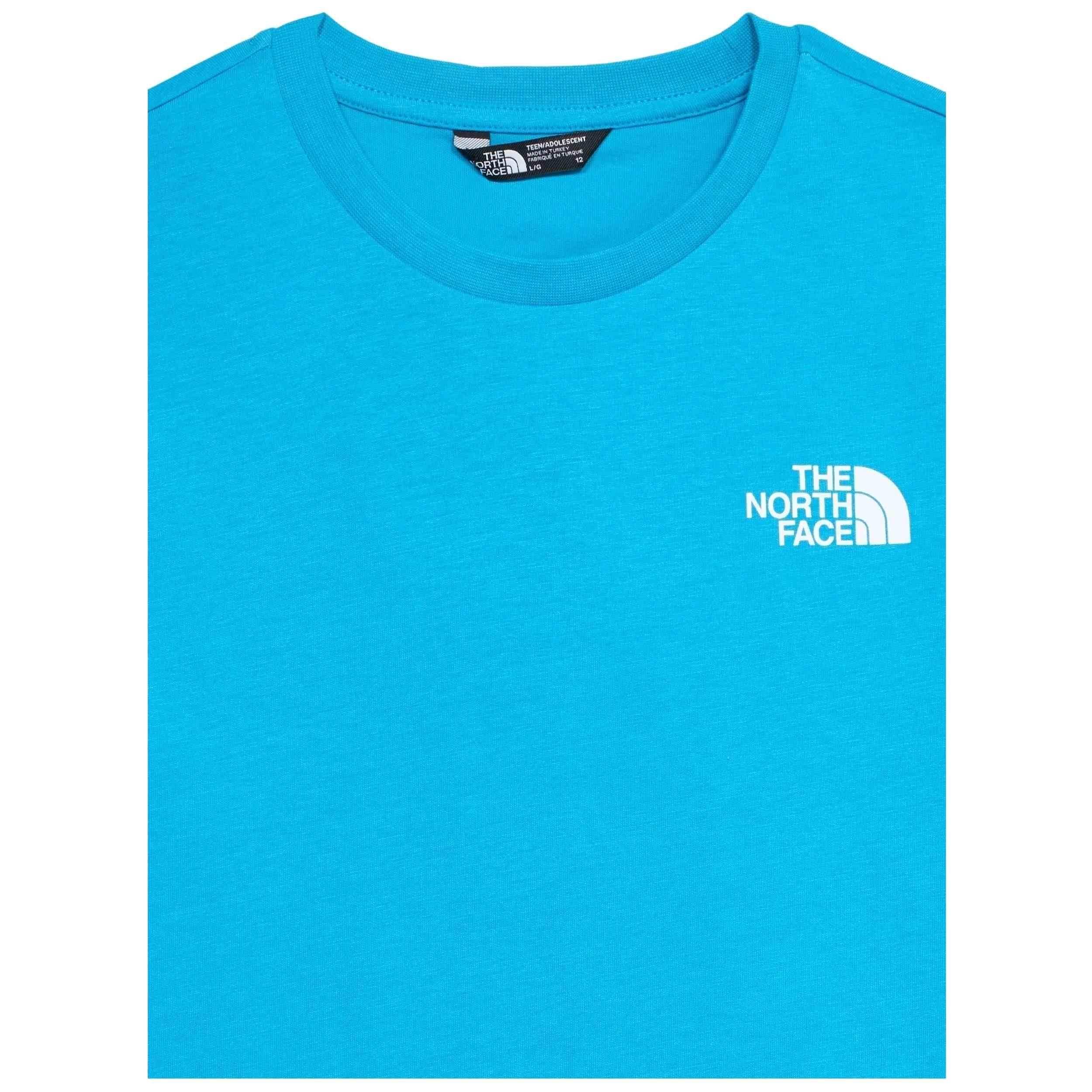 T-shirt The north face modèle TEEN BOX NSE REGULAR SS TEE M pour unisexe enfants 4/5