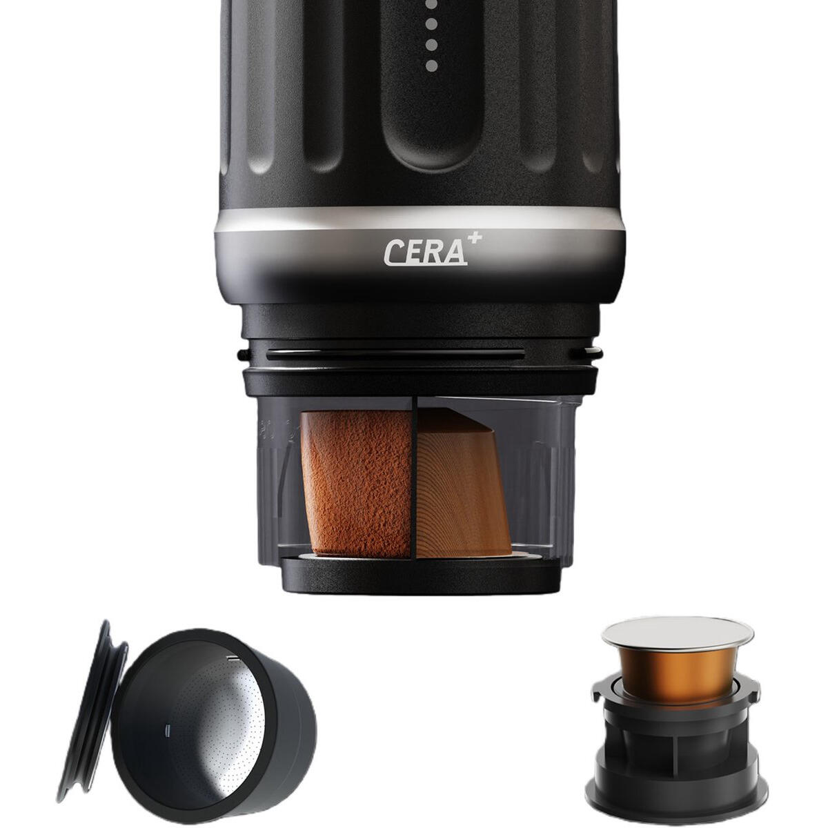 Cerapresso Draagbare Espressomachine voor Camping & Reizen 20 Bar USB-C 4/7
