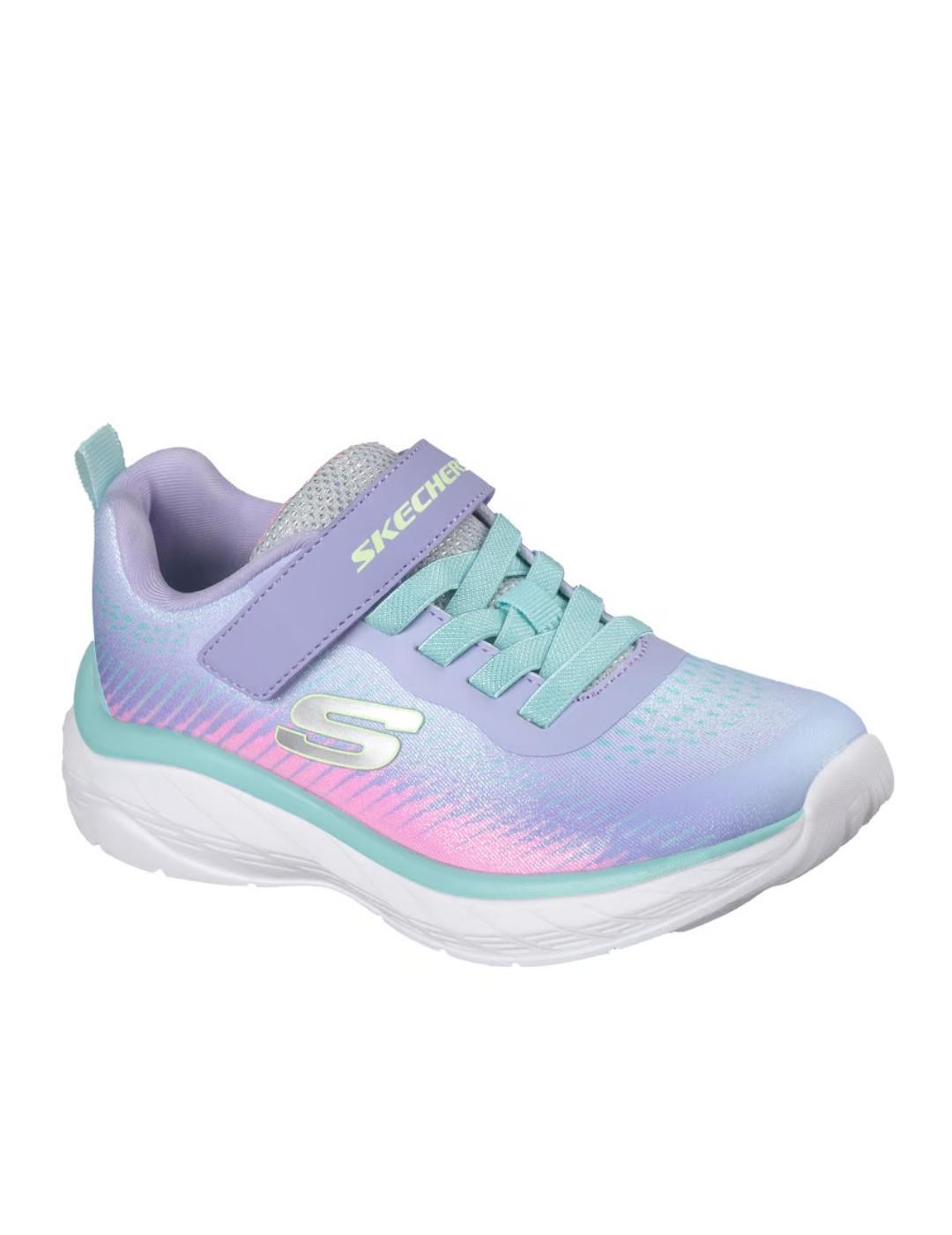 Zapatillas para Niña Skechers  Morado 3/5