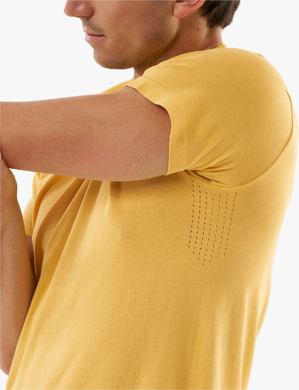 Compressport Podium Camiseta Manga Corta Amarillo 3/4