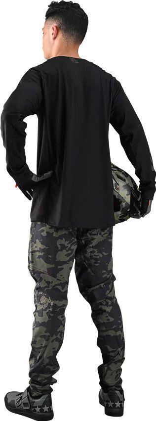 Maillot Manches Courtes Troy Lee Designs Skyline Chill Noir 4/4