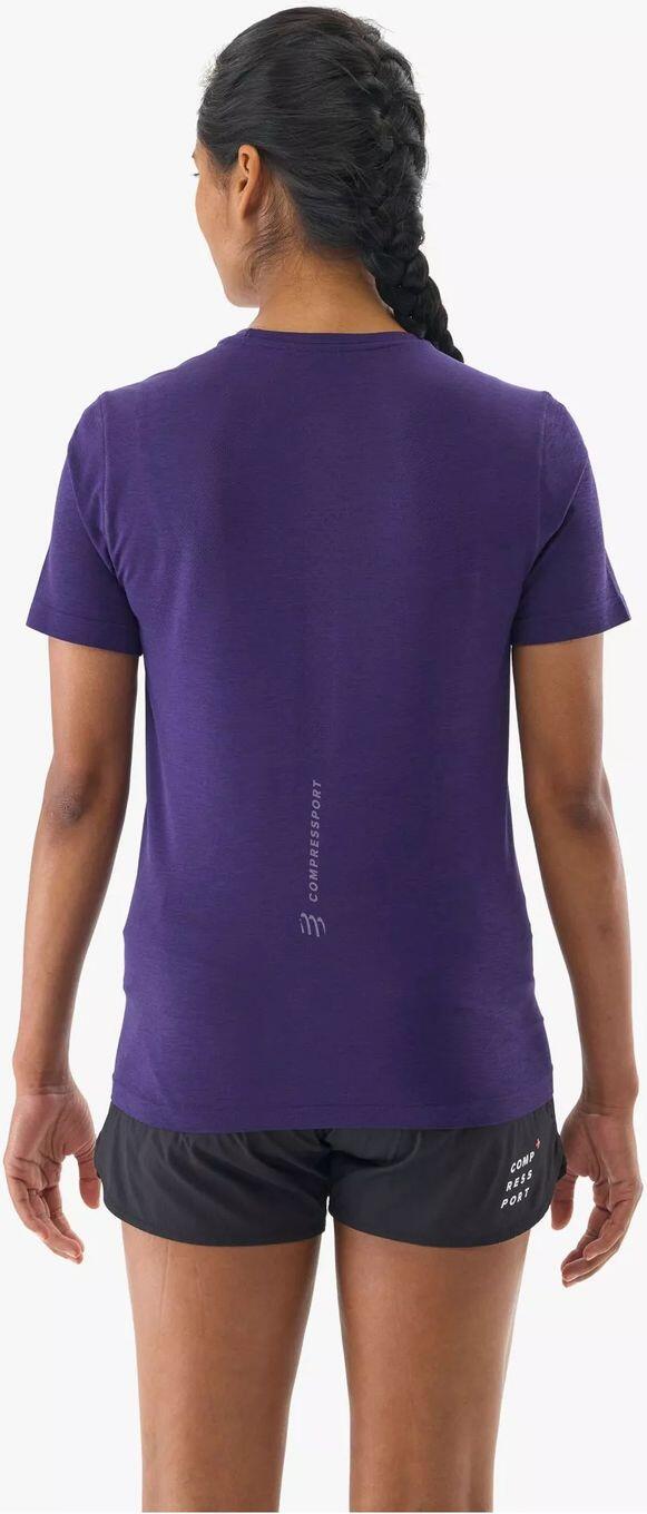 Compressport Performance Women's Jersey met korte mouwen Purple 2/4