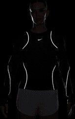 Langarm Trikot Nike Run Division Reflective Schwarz Women 5/5