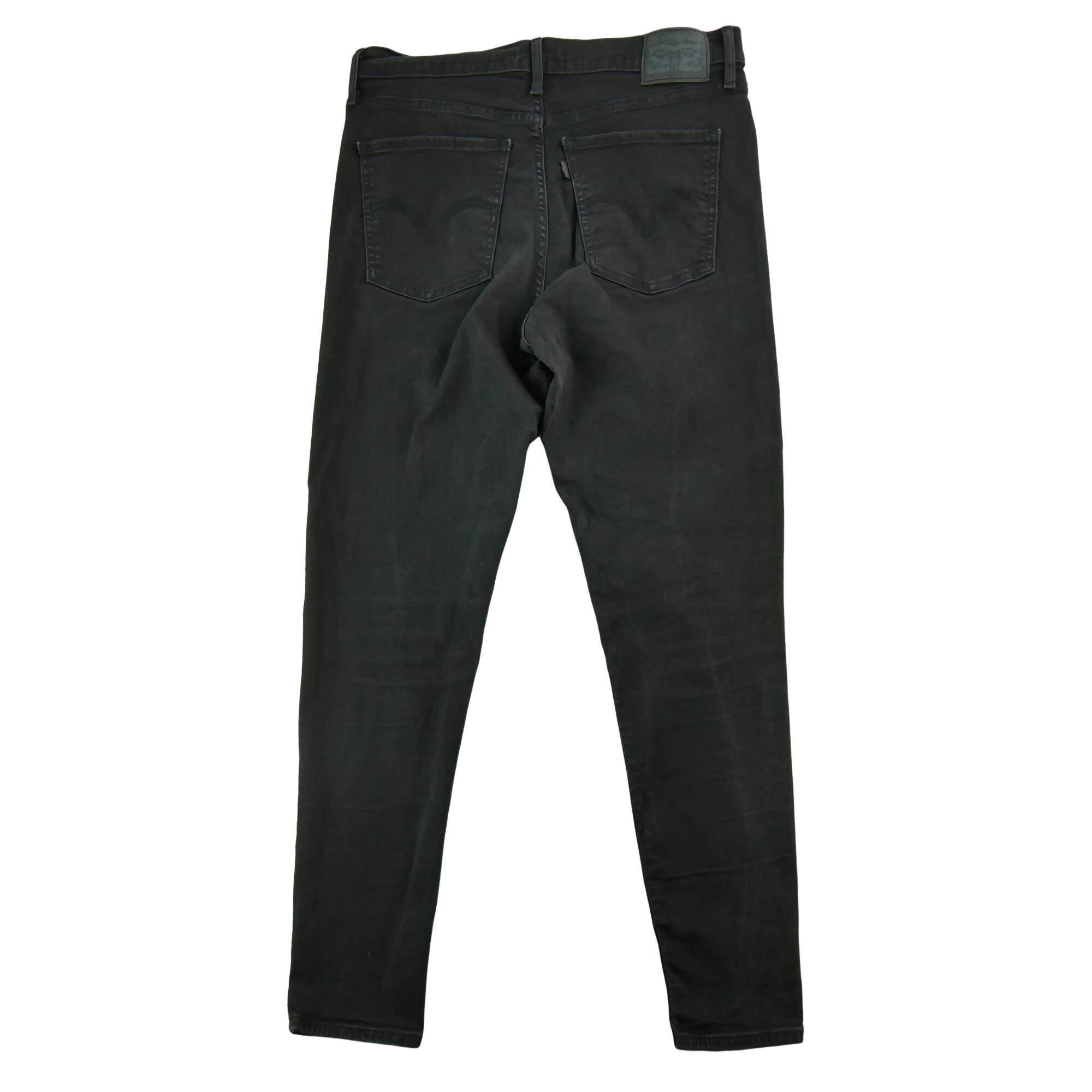 Tweedehands - Levi Strauss dames jeans Mile High super skinny zwart - Als nieuw 2/7