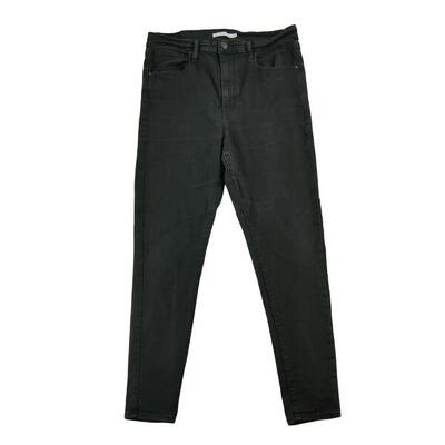 Tweedehands - levi strauss dames jeans mile high super skinny zwart - als nieuw