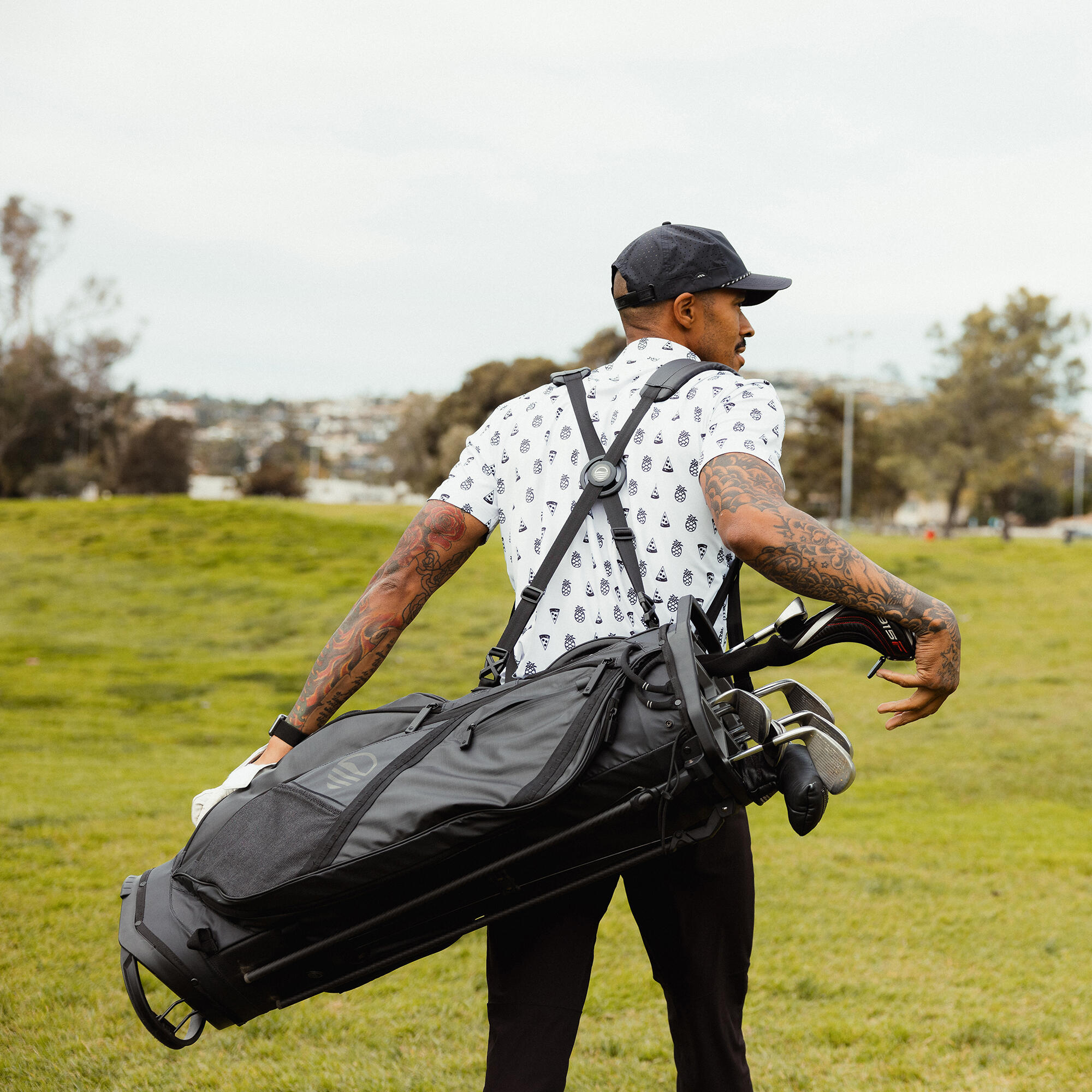 Ranger Golf Bag - Zwart 7/10