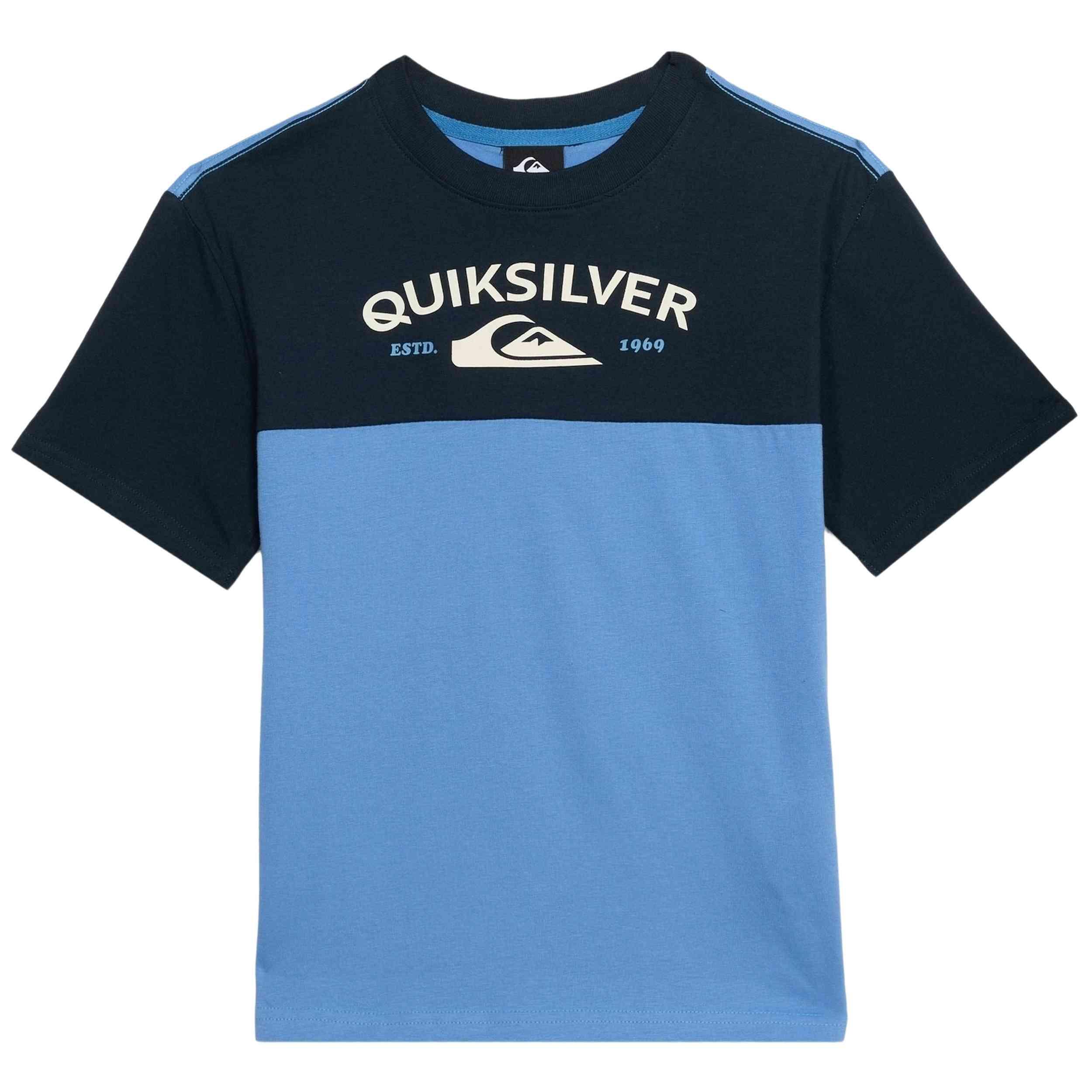 Maglia a maniche corte Quiksilver modello KNOWLEDGE AERA (BLC per unisex ragazzi 2/4