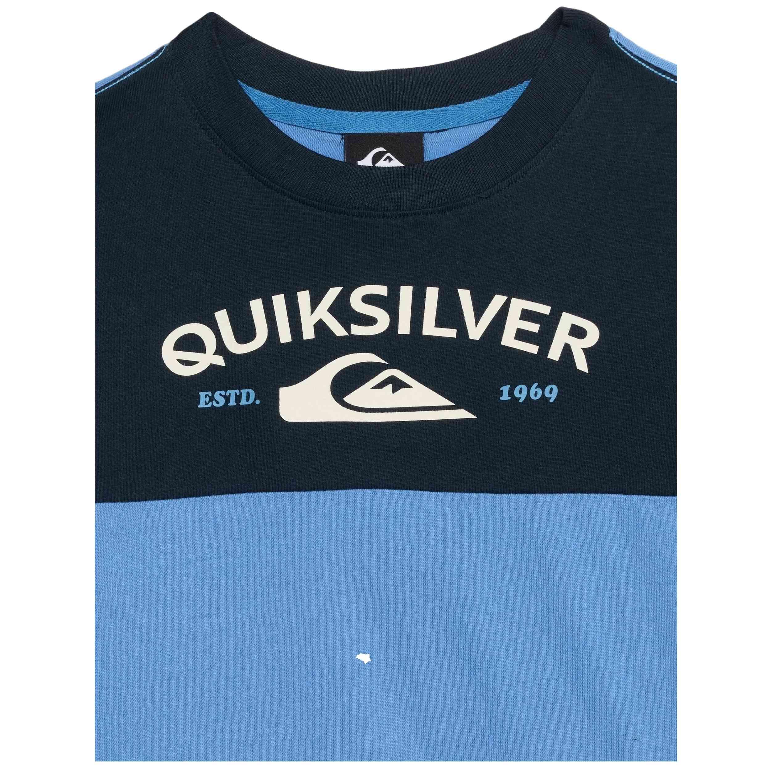 Maglia a maniche corte Quiksilver modello KNOWLEDGE AERA (BLC per unisex ragazzi 3/4