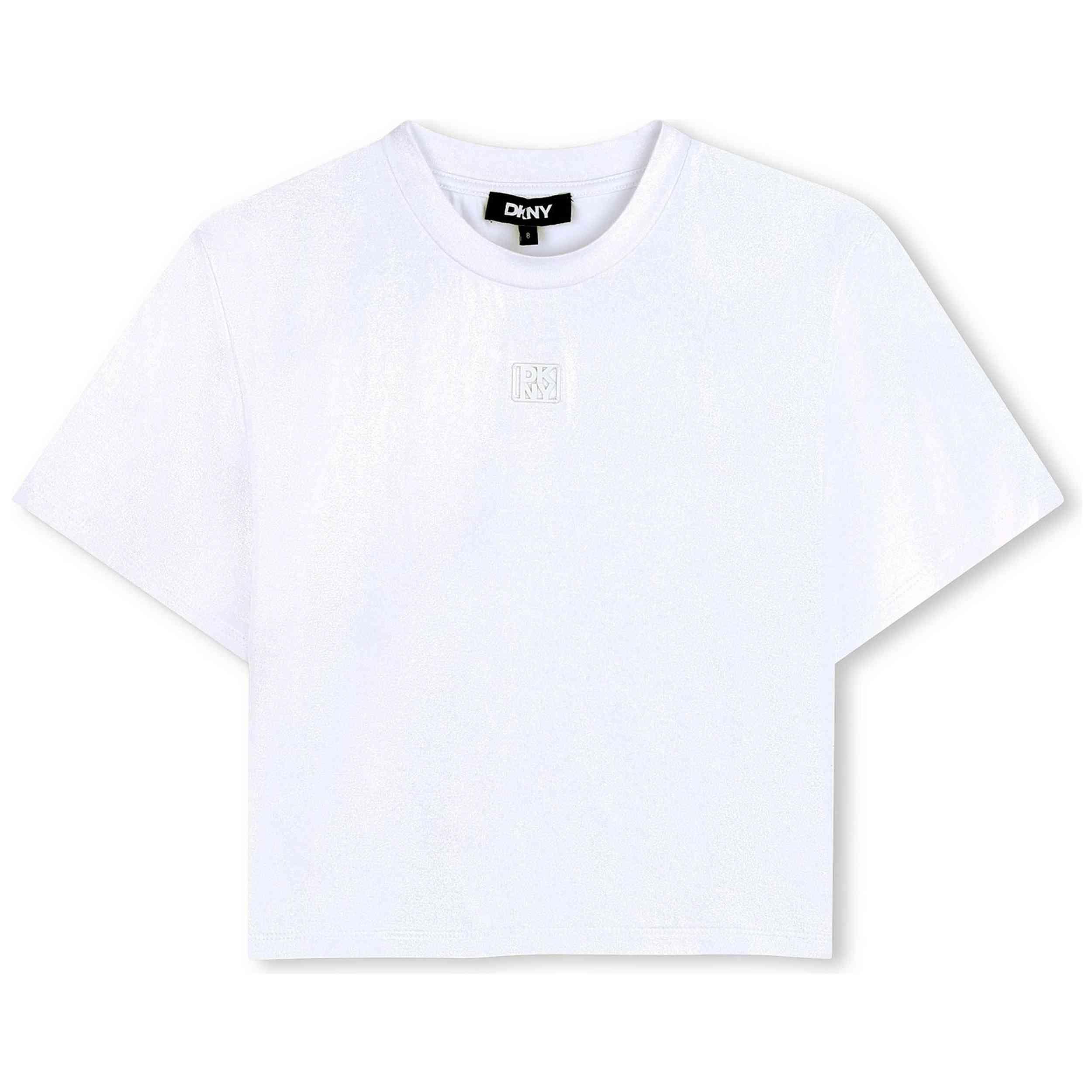 Kurzarmshirt Dkny Modell D62626-10P für mädchen 2/4