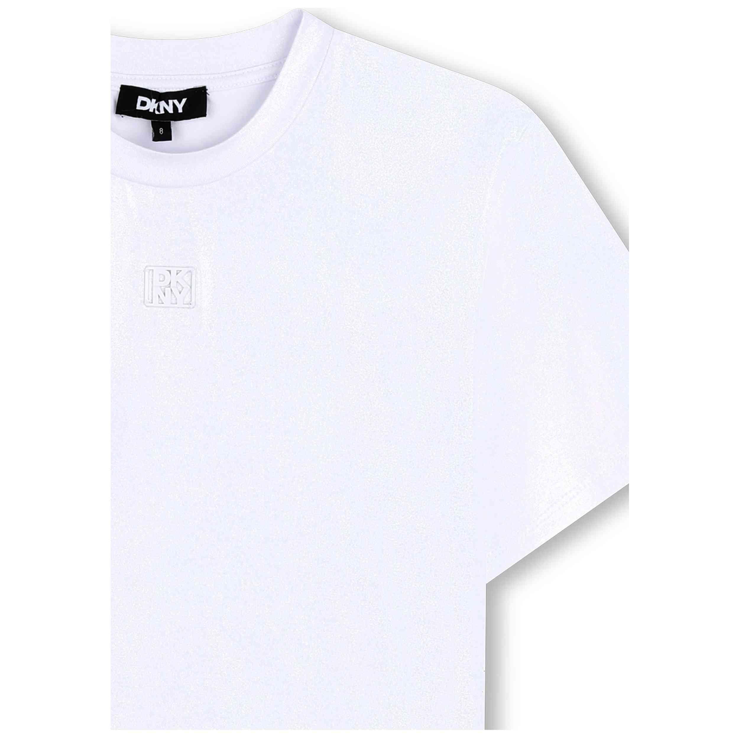 Kurzarmshirt Dkny Modell D62626-10P für mädchen 4/4