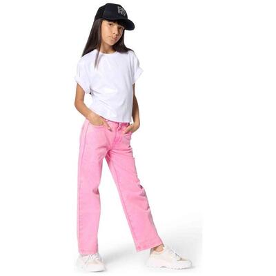 T-shirt met korte mouwen dkny model d62626-10p voor meisjes
