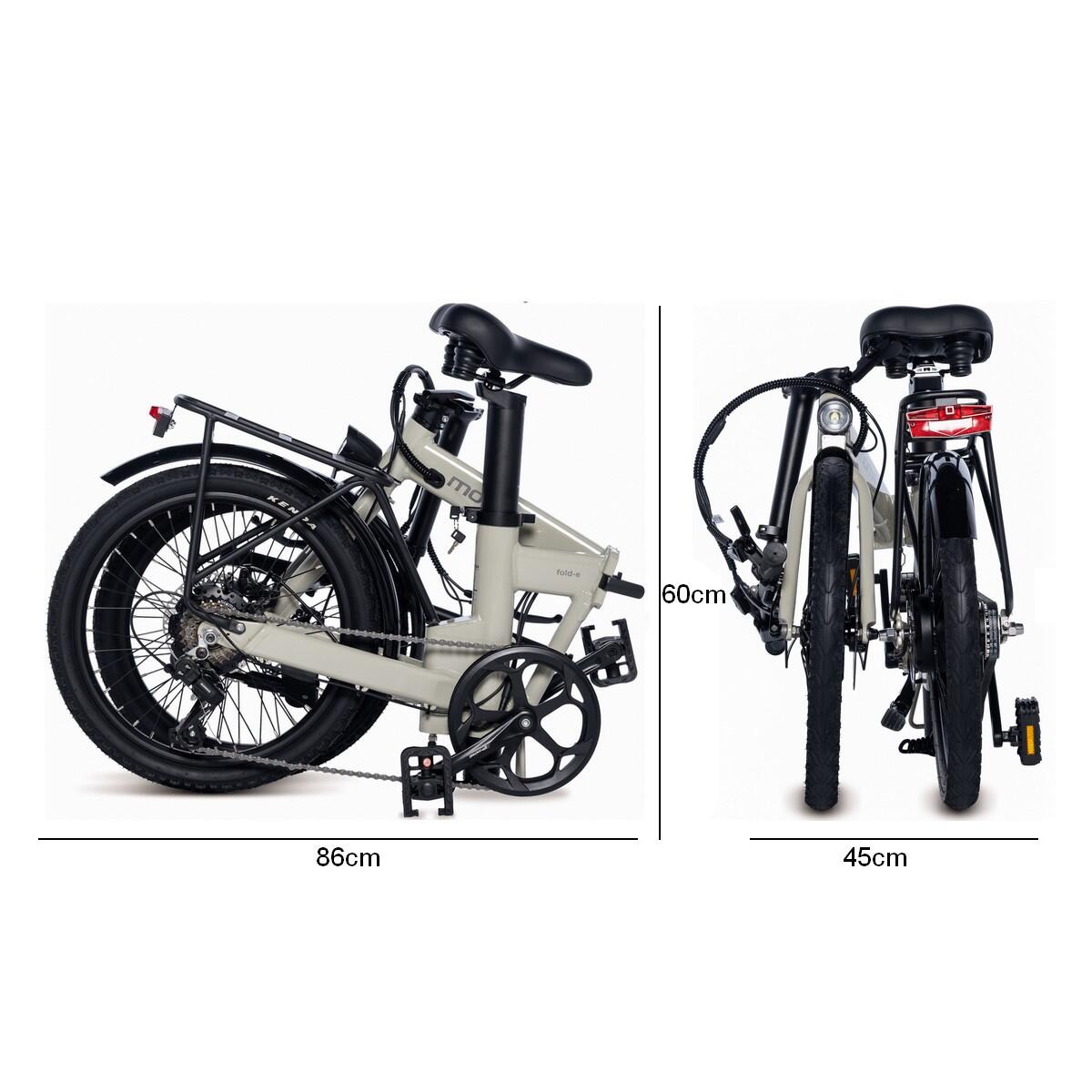 Elektrische vouwfiets Fold-e, automatische versnelling, BAFANG 2 Speed motor 2/7