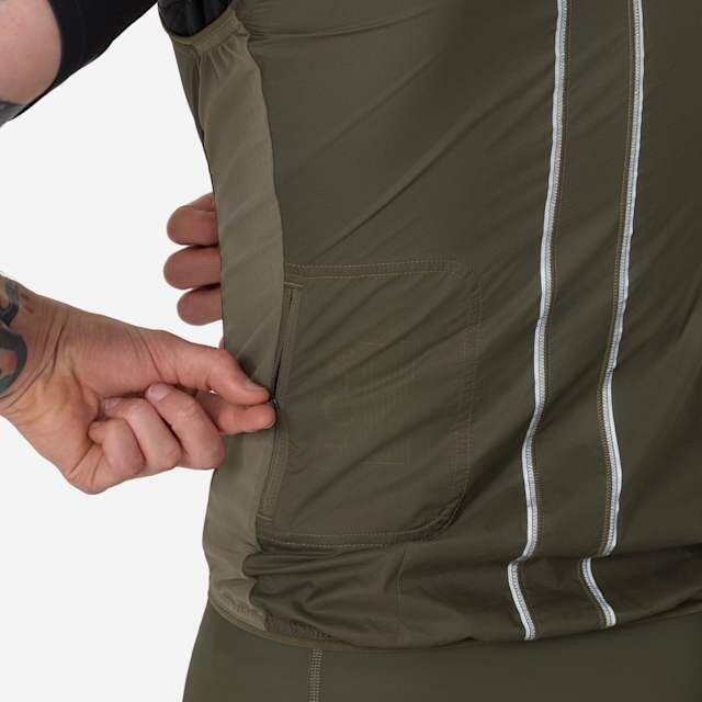 Gilet Homme Rapha Brevet Element Khaki 3/7