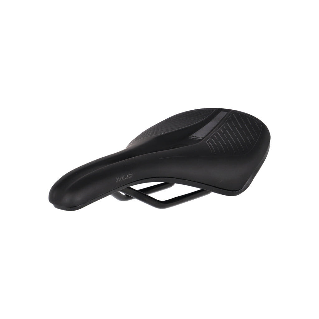 XLC Sport SA-S44 bike saddle with full cut-out, water-resistant PU cover