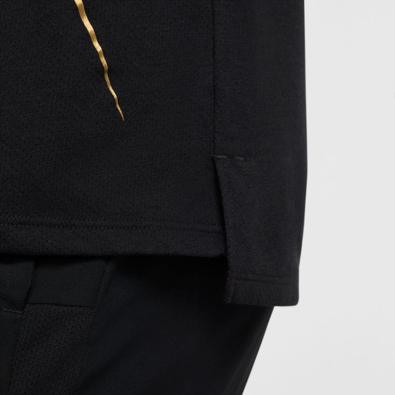 Nike x Jakob Heren Trui Zwart/Goud met korte mouwen 5/7